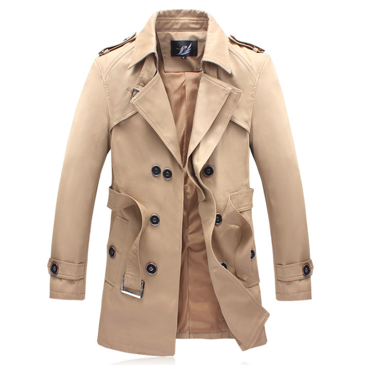 Nou-Sosire-2015-Fashion-Trench-bărbați-High-Cally-Turn-Down-Guler-Jachetă-Men-Outerwear-Men-S