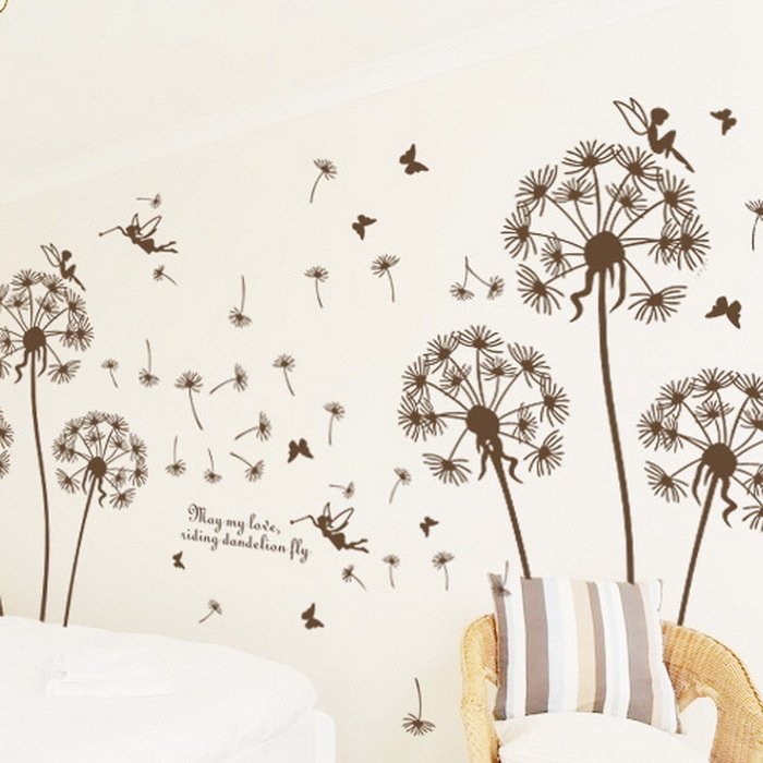 Flying-Dandelion-Font-B-Wizard-B-Font-Creative-Diy-Removable-Wall-Stickers-Living-Font-B-Room