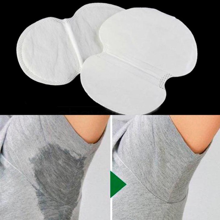 12st-disposerbar-absorbering-underarm-svett-guard-pads-deodorant-socket-svett-pespiration-pads -Hälsa