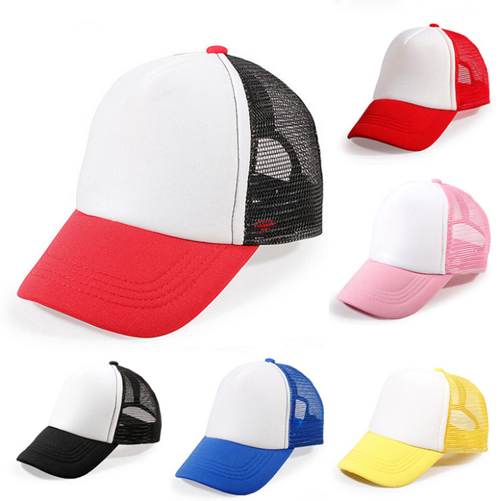 Baby-Baseball-Caps-Summer-Girls-Boys-Blank-Foam-Mesh-Hats-for-3-8-Years