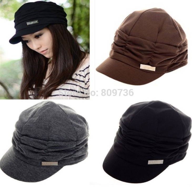 Fashion-Unisex-Women-Casual-Baseball-Cap-Peaked-Sun-Hat-Cap-Beanie-HOT-Ladies-Accessories-3-Color