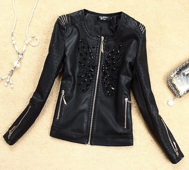 hot-selling-spring-2014-new-leather-jacket-women-female-leather-motorcycle-jacket-laides-outerwear-casual-black