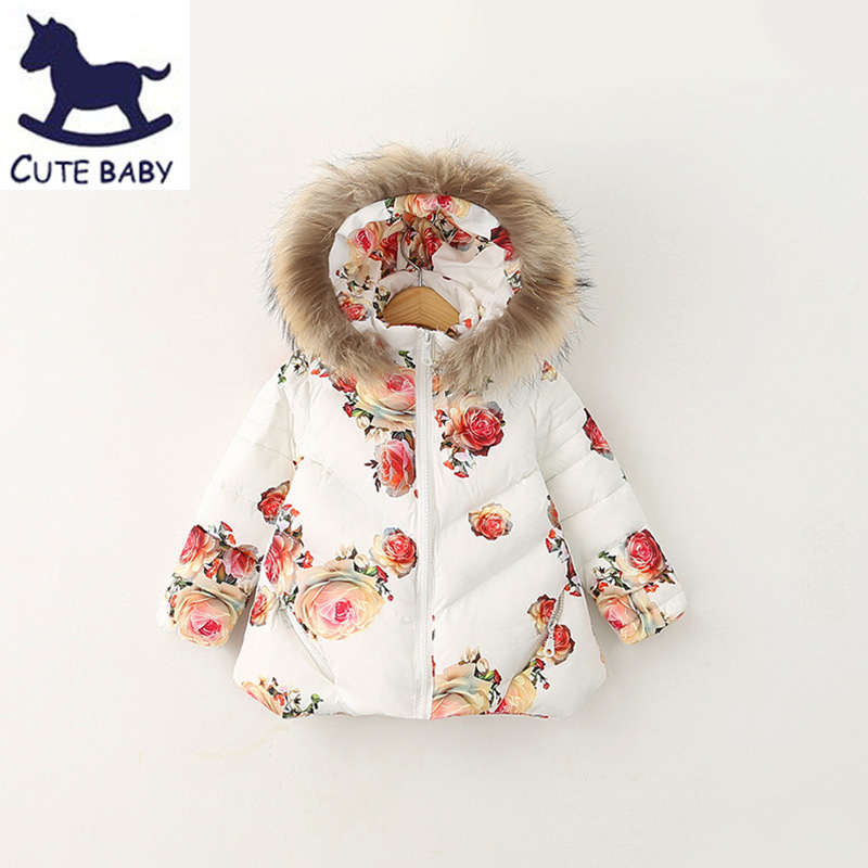 New-2015-Girls-Jacket-Winter-Coat-Children-s-Parkas-Thick-coat-Printed-jackets-for-baby-girls