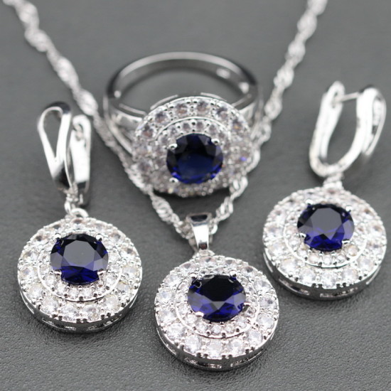 2015-New-Blue-Sapphire-font-b-925-b-font-font-b-Sterling-b-font-font-b