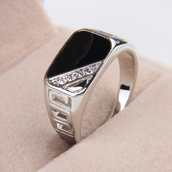 2015-summer-style-European-Fashion-Jewelry-rhodium-Men-Ring-Vintage-exports-dripTitanium-Steel-Rings-Cheap-Of