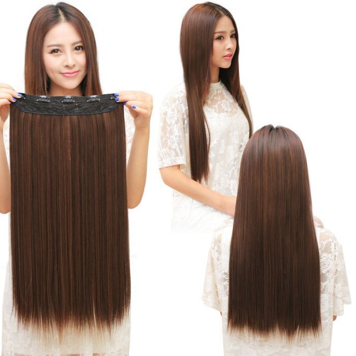 Fashion-2015-women-Long-Extension-Hairpiece-Straight-Five-Clip-Clip-in-Synthetic-Hair-2-east