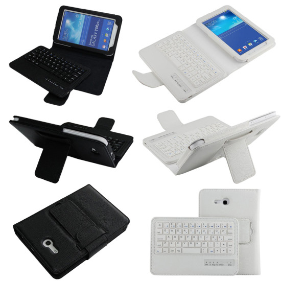 Odnímateľný-bezdotátne bezdôsový-bluetooth-keyboard-stand-case-cover-pre-samsung-galaxy-tab-3-lite-7-7