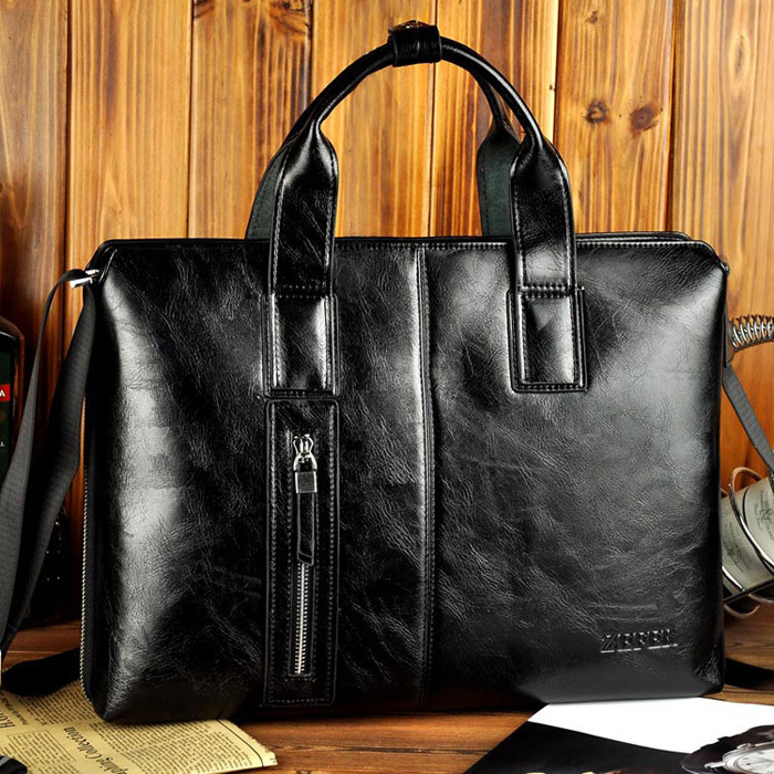 free-shipping-ZEFER-Men-Designer-Briefcase-And-Laptop-Bag-With-Shoulder-Strap-messenger-bag